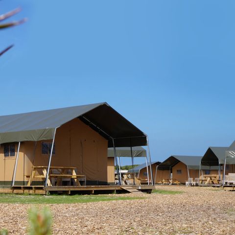 Tente en toile et en bois 4 personnes