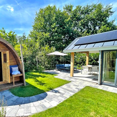 LODGE 5 personnes - Cottage bien-être avec bain à remous et sauna privés