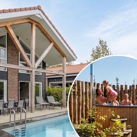 VILLA 10 personnes - Piscine et bien-être (bain à remous)