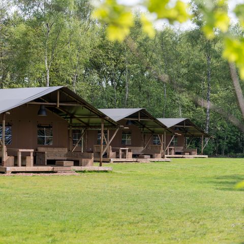 Tente en toile et en bois 6 personnes - Ferme