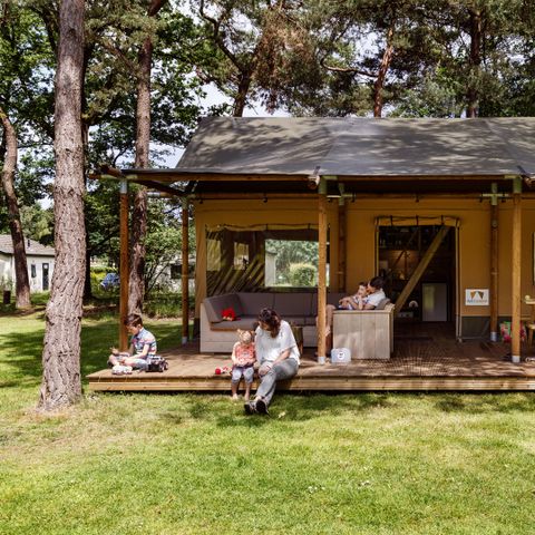 Tente en toile et en bois 5 personnes - Élan