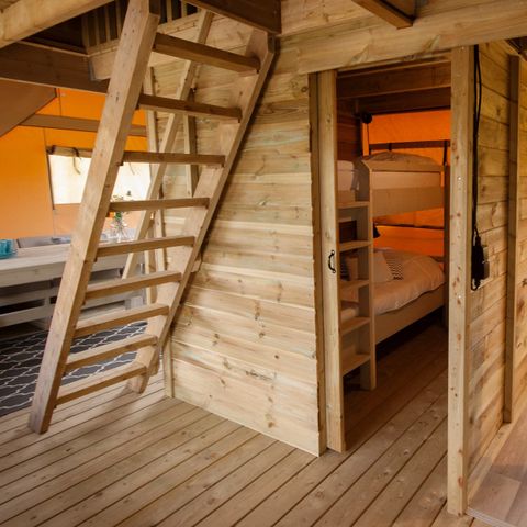 Tente en toile et en bois 8 personnes - Argousier