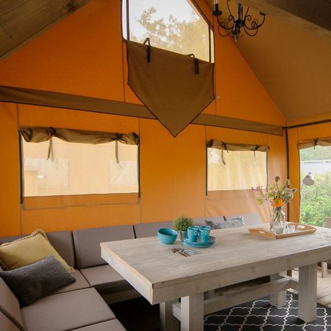Tente en toile et en bois 8 personnes - Argousier