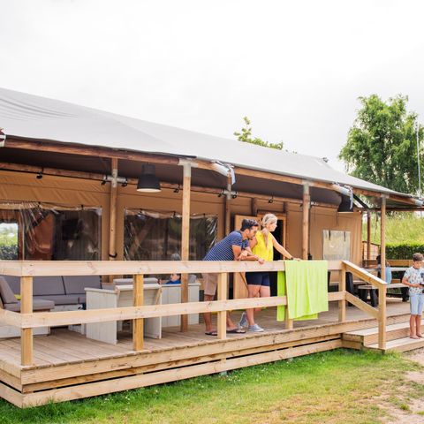 Tente en toile et en bois 8 personnes - Argousier