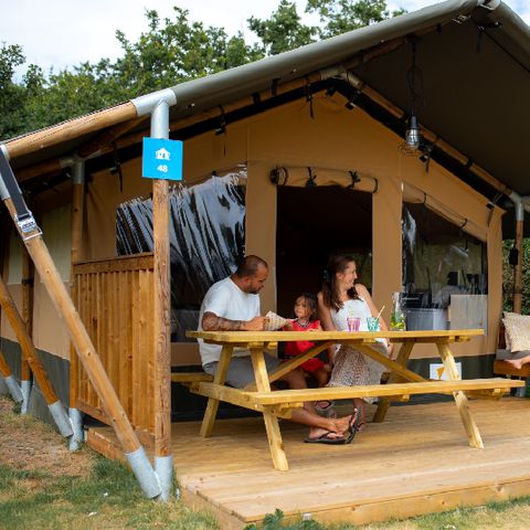 Tente en toile et en bois 4 personnes - Zeeduin