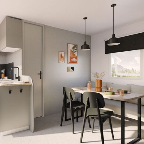 MOBILHOME 3 personnes - Mobil home de Zeerob nr. 1