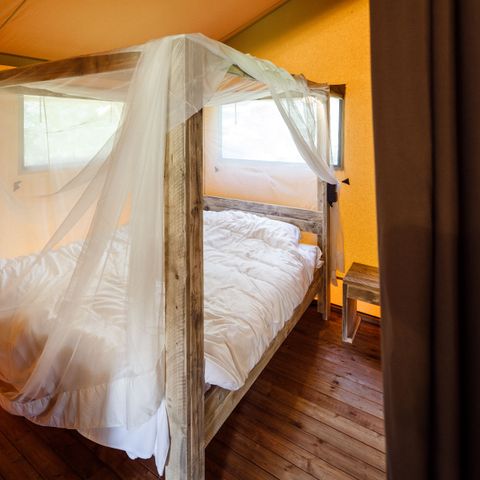 Tente en toile et en bois 6 personnes - le Wold Lodge