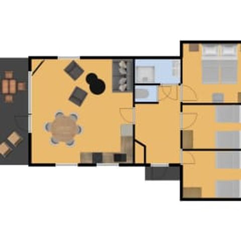 BUNGALOW 6 personnes - L'alouette