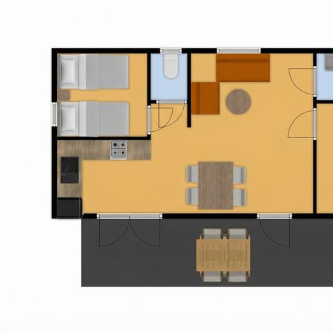 MOBILHOME 4 personnes - Mobil home de Hommel