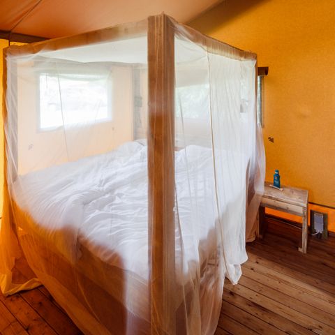 TENTE TOILE ET BOIS 5 personnes - Bois