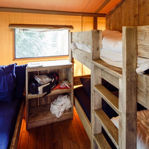 TENTE TOILE ET BOIS 5 personnes - Bois