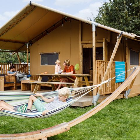 TENTE TOILE ET BOIS 5 personnes - Bois