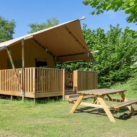 Tente en toile et en bois 5 personnes - Castor