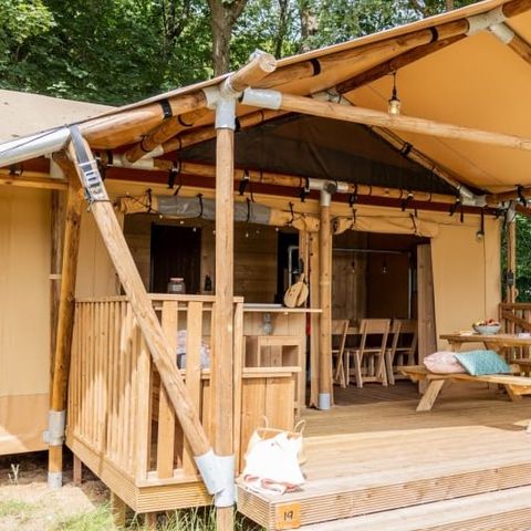 Tente en toile et en bois 5 personnes - Cérès