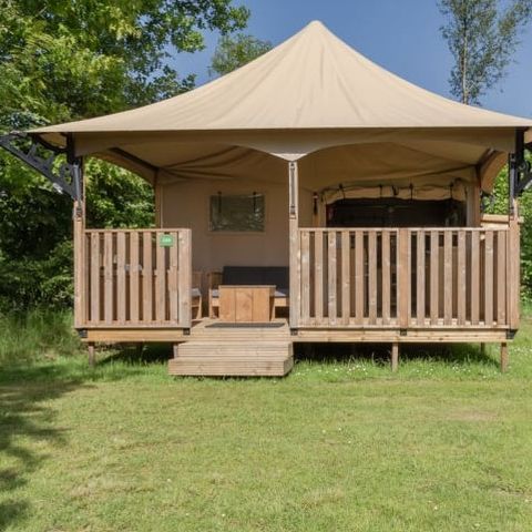 Tente en toile et en bois 4 personnes - Neptune