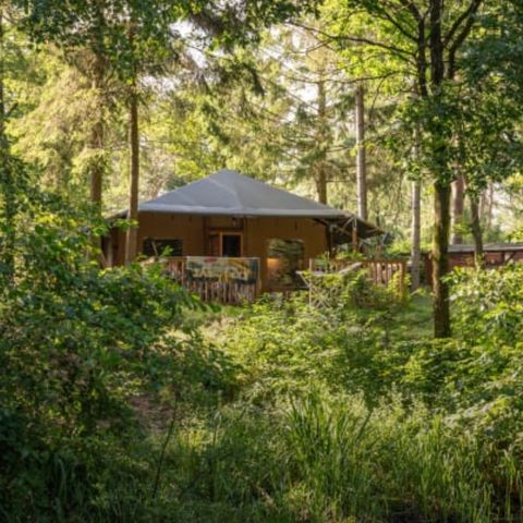 Tente en toile et en bois 6 personnes - Lommerlust