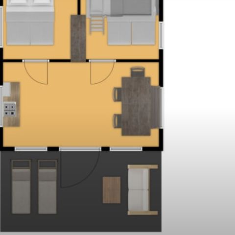 TENTE TOILE ET BOIS 5 personnes - la Rose des vents