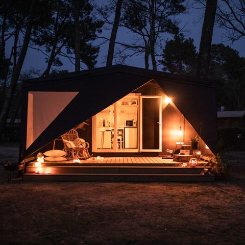 TENTE TOILE ET BOIS 4 personnes - Coco Sweet