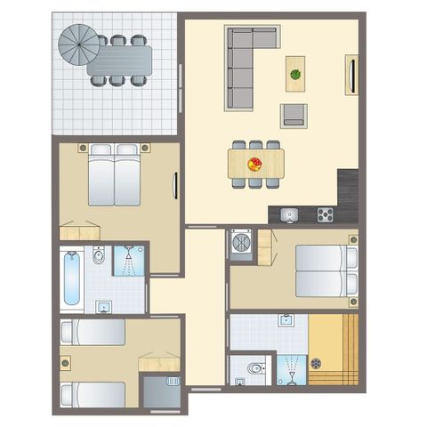 BUNGALOW 6 personnes - 6L