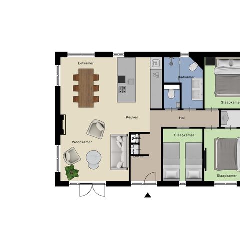 BUNGALOW 6 personnes - Belvedere Wellness (bain à remous)