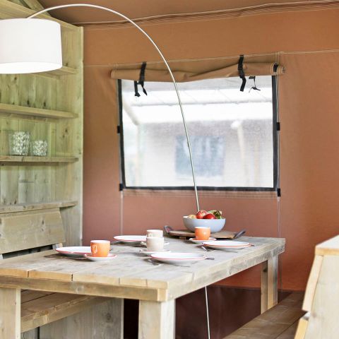 Tente en toile et en bois 6 personnes - 6ST