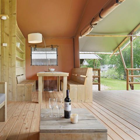 Tente en toile et en bois 6 personnes - 6ST