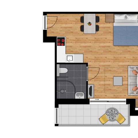 APPARTEMENT 4 personnes - Suite accessible