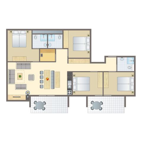 APPARTEMENT 10 personnes - Appartement pour 10 personnes