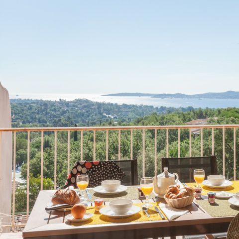 APPARTEMENT 4 personnes - - 1 alcôve de couchage - Terrasse ou balcon - Vue sur la mer