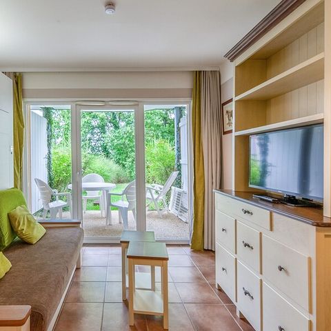 Studio 3 personnes - 1 alcôve - Terrasse ou balcon - Rez-de-jardin - Quartier de Hameau