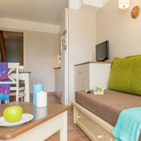 Appartement 6 personnes - 1 chambres + 1 alcôve - Duplex - Terrasse ou balcon - Quartier de Hameau