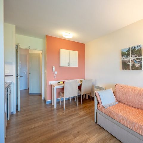 Studio 4 personnes - 1 coin - Nuit - Terrasse