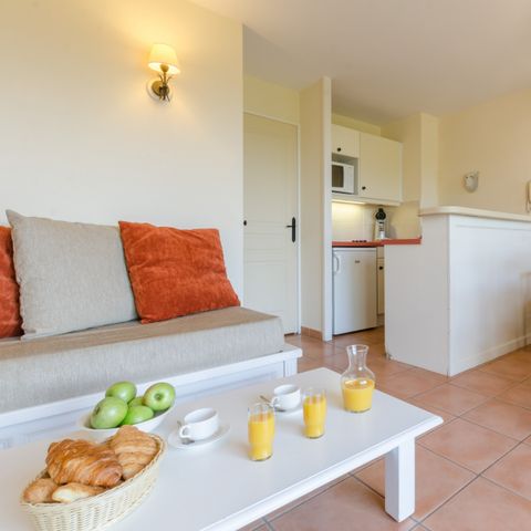Appartement 6 personnes - 1 CHAMBRE+1 COIN NUIT-TERRASSE OU BALCON-QUARTIER DU LAC