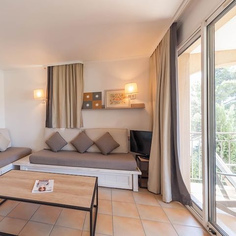 Appartement 6 personnes - 1 CHAMBRE+1 COIN NUIT-TERRASSE OU BALCON-QUARTIER DU LAC