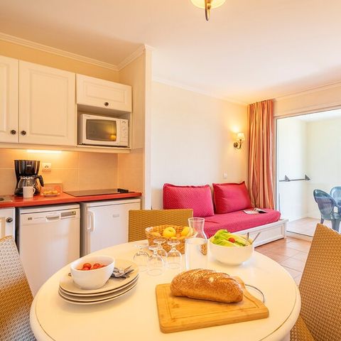 Appartement 5 personnes - 1 CHAMBRE - TERRASSE OU BALCON