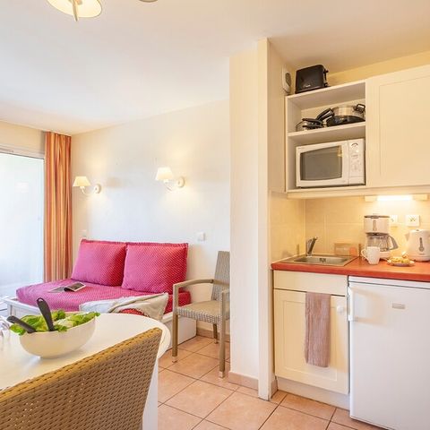 Appartement 6 personnes - 1 CHAMBRE + 1 COIN NUIT - TERRASSE OU BALCON