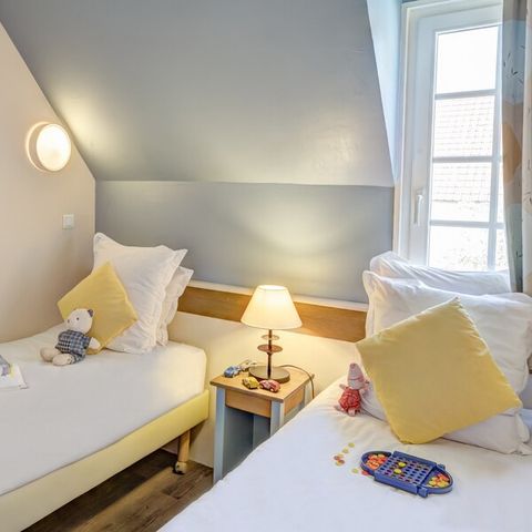 Maison 8 personnes - 2 chambres - 1 coin - Nuit - Terrasse - Vue sur le lac
