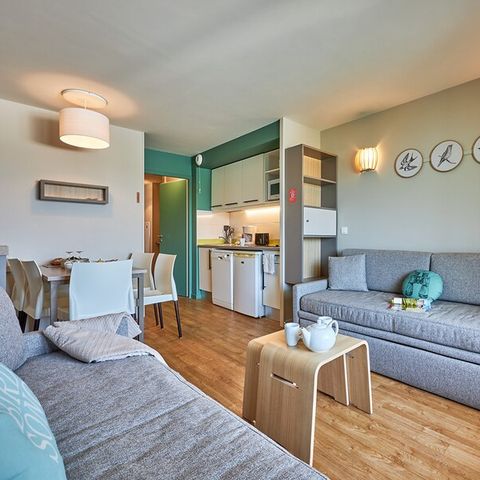 Appartement 5 personnes - 1 chambre - Terrasse ou balcon - Vue bocage - Rénové