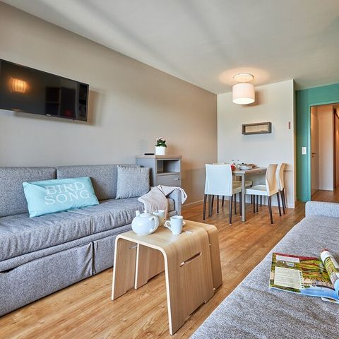 Appartement 5 personnes - 1 chambre - Terrasse ou balcon - Vue bocage - Rénové