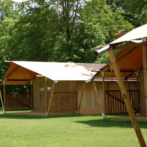 TENTE TOILE ET BOIS 5 personnes - Tente safari