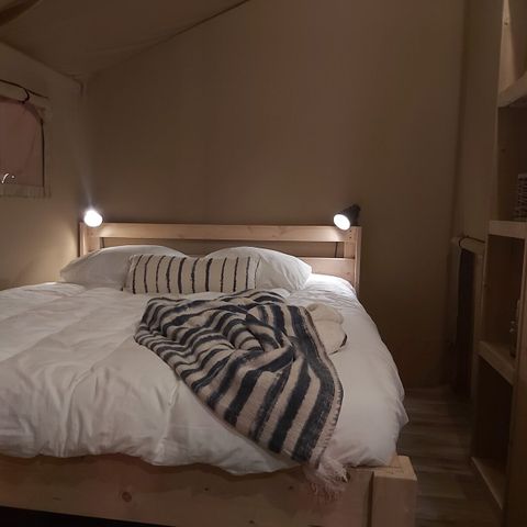 TENTE TOILE ET BOIS 5 personnes - Tente safari