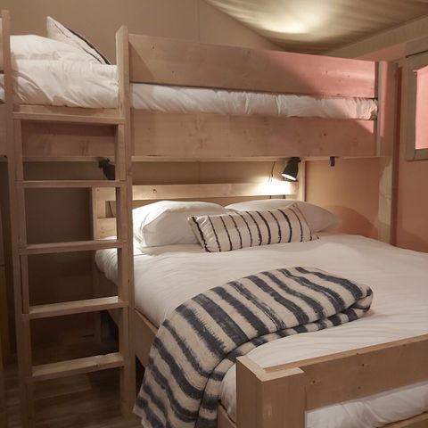 TENTE TOILE ET BOIS 5 personnes - Tente safari