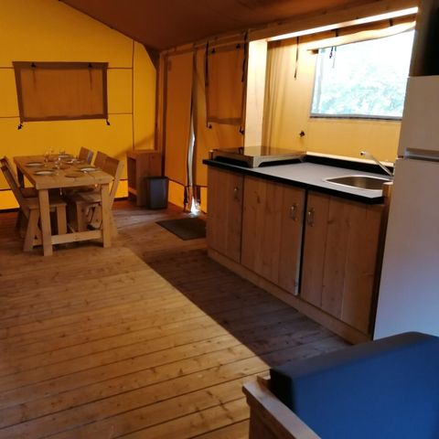 TENTE TOILE ET BOIS 5 personnes - Rêveur