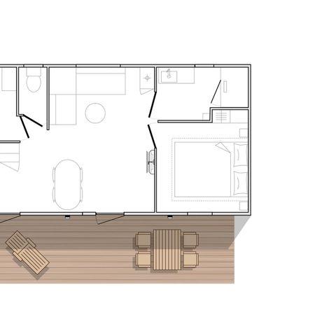 MOBILHOME 4 personnes - O'Hara