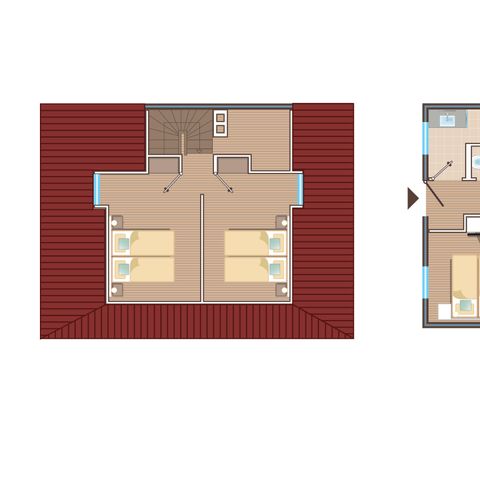 BUNGALOW 6 personnes - Premium BK404