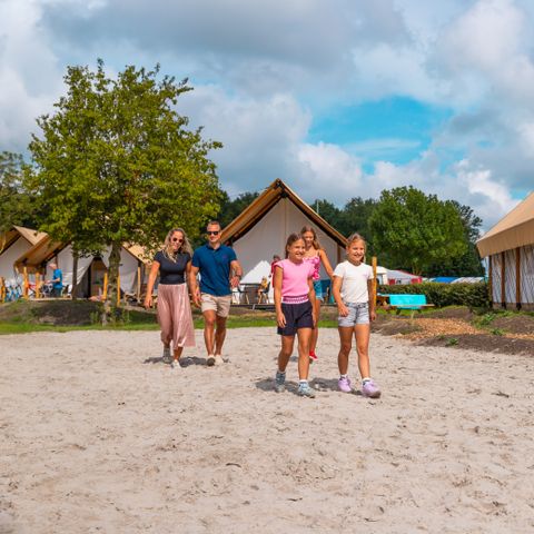 TENTE TOILE ET BOIS 4 personnes - Tente de glamping Beachfront Luxe 4