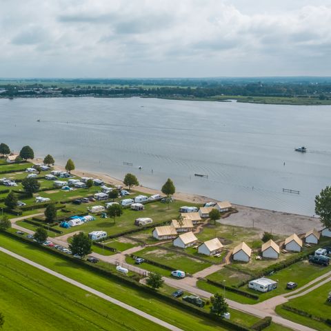 TENTE TOILE ET BOIS 4 personnes - Tente de glamping Beachfront Luxe 4