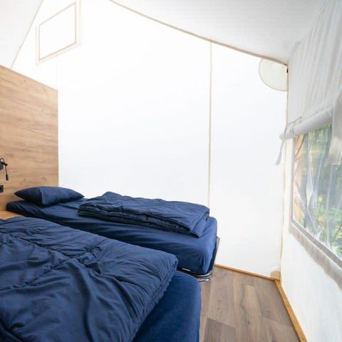 TENTE TOILE ET BOIS 6 personnes - Tente Glamping Luxe