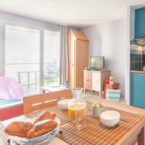 APPARTEMENT 3 personnes - - 1 chambre - Terrasse ou balcon - Vue sur la mer