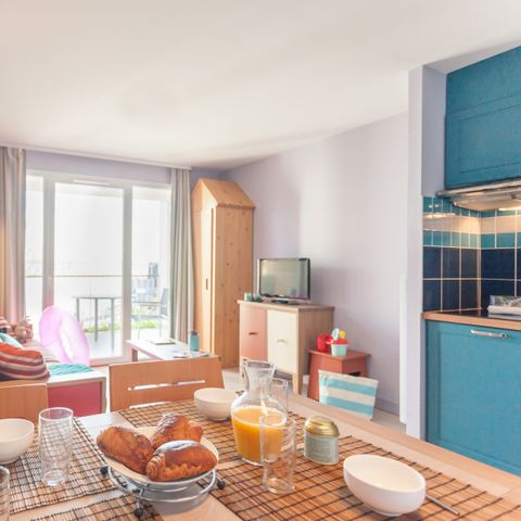 APPARTEMENT 4 personnes - - 1 chambre - Terrasse ou balcon - Vue sur la mer